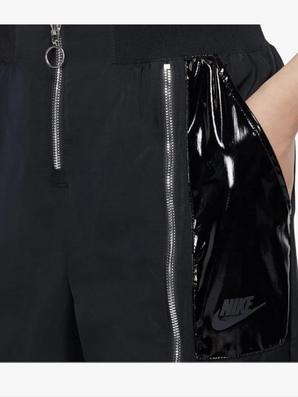 Nike Black Icon Clash Woven Pants Joggers Sportswear XL - Picture 2 of 15